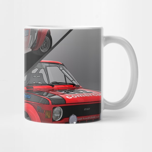 Fiat 128 Abarth Group 2 by PjesusArt